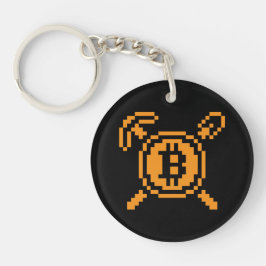 Minero de Bitcoin BTC 8-Bit | Llavero