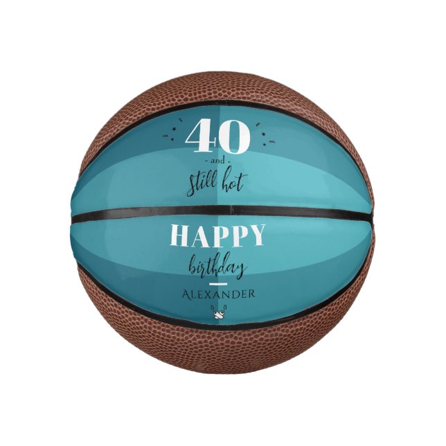 Mini Balón De Baloncesto 4 O y todavía caliente (Anverso)