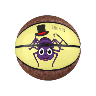 Mini Balón De Baloncesto Araña cortada en el personalizado del sombrero sup