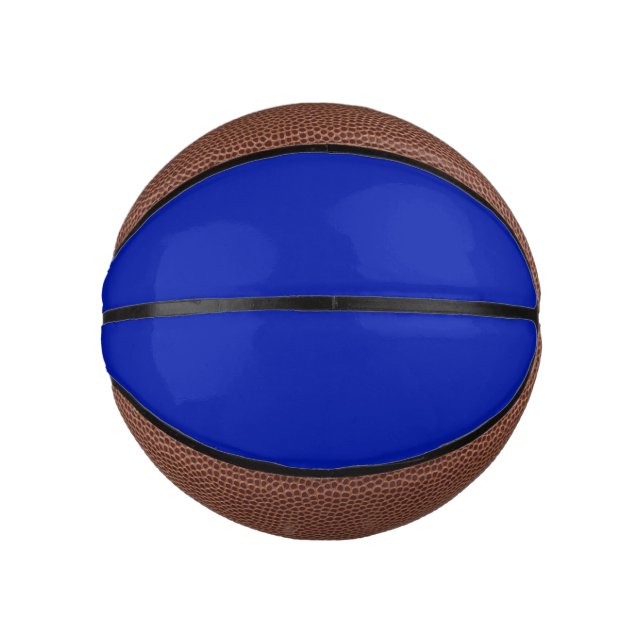 Mini Balón De Baloncesto Azul (Pantone) (color sólido) (Anverso)