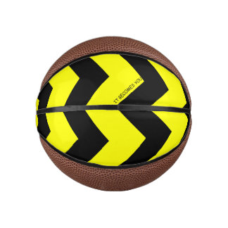 Mini Balón De Baloncesto Baloncesto con flecha amarilla