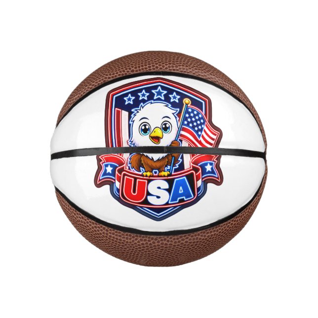 Mini Balón De Baloncesto Baloncesto de EE. UU. (Anverso)
