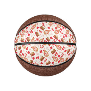 Mini Balón De Baloncesto Baloncesto Fiesta de Canada Day