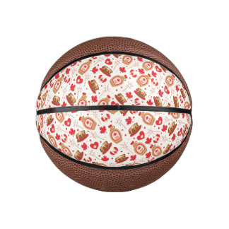 Mini Balón De Baloncesto Baloncesto Fiesta de Canada Day