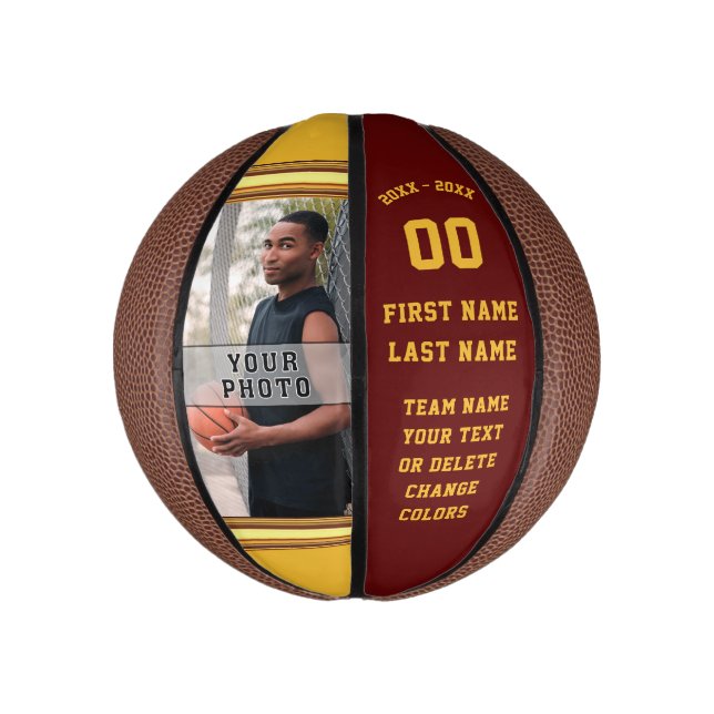 Mini Balón De Baloncesto Baloncesto Regalos Nocturnos Senior, Mini Balonces (Vertical)