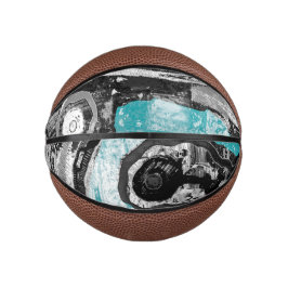 Mini Balón De Baloncesto Baloncesto - Superficie Actual – Flujo Abstracto