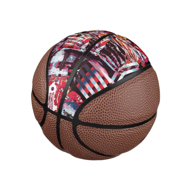 Mini Balón De Baloncesto Basketball – Fragmented Pulse (Angular)