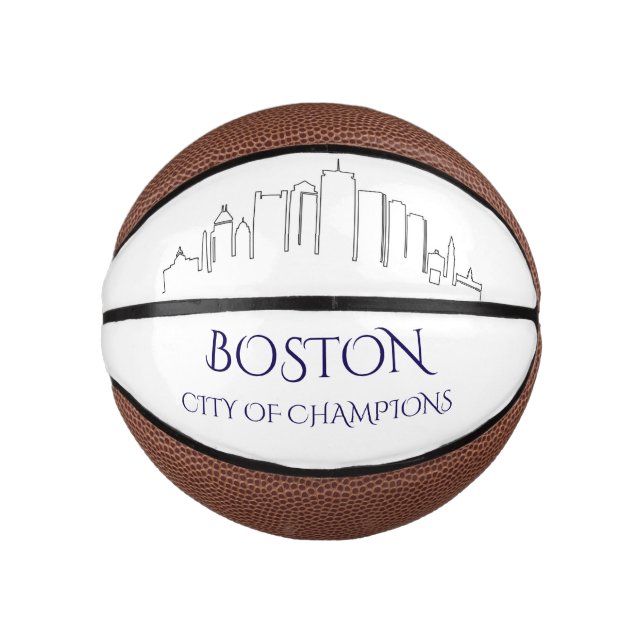 Mini Balón De Baloncesto Boston City Champions Basketball (Anverso)