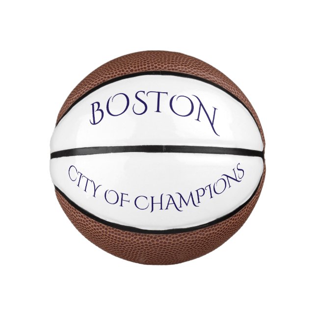 Mini Balón De Baloncesto Boston City Champions Basketball (Anverso)