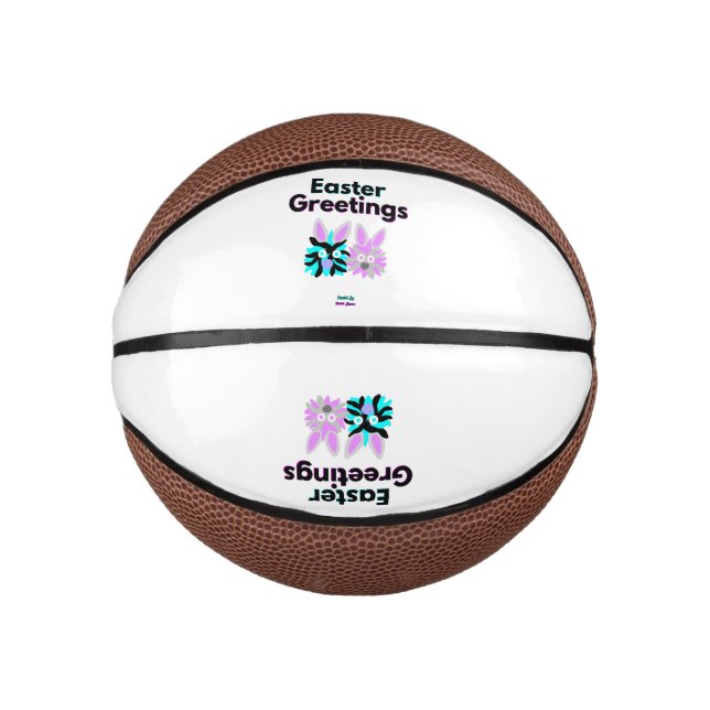 Mini Balón De Baloncesto Bunny Fuzzies Baloncesto (Anverso)