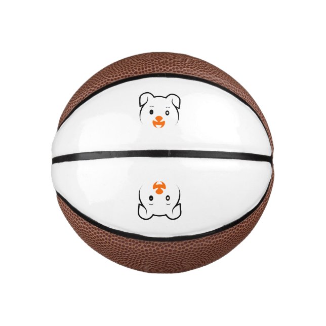 Mini Balón De Baloncesto Cachorro (Anverso)