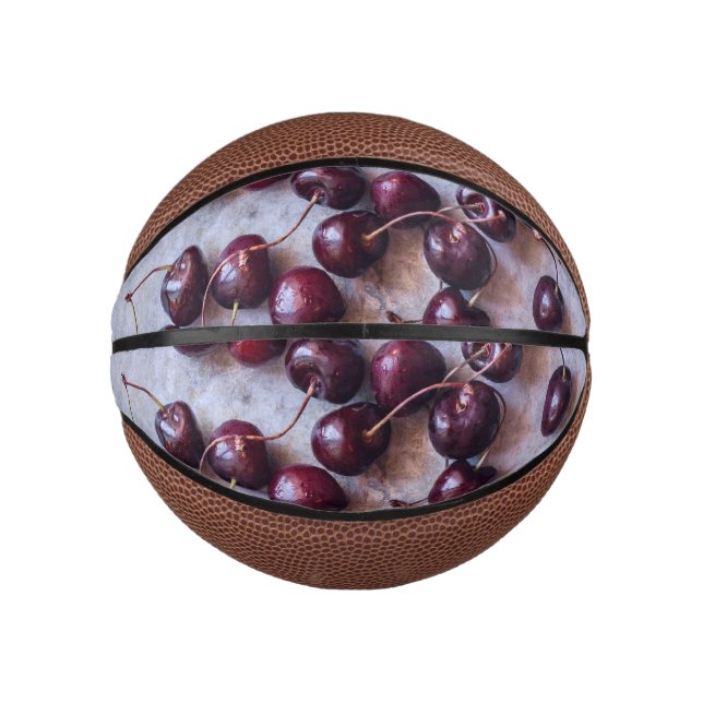 Mini Balón De Baloncesto Cerezas (Anverso)