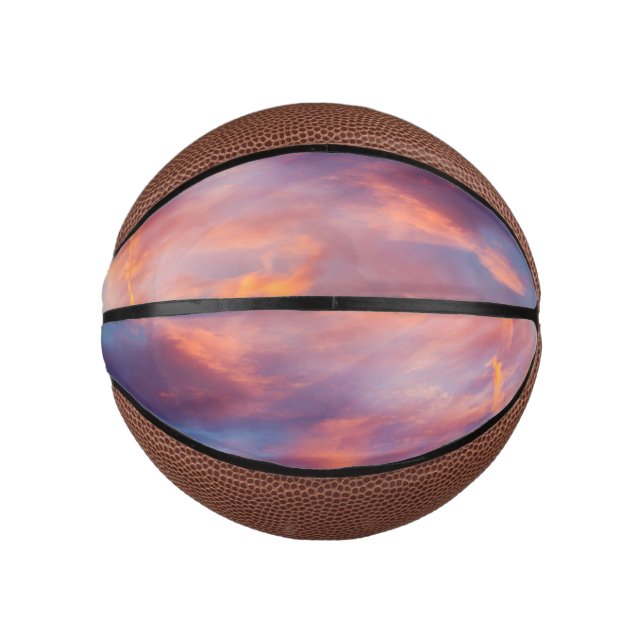 Mini Balón De Baloncesto cielo coqueto (Anverso)