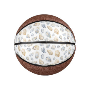 Mini Balón De Baloncesto Conchas de Playa del Océano