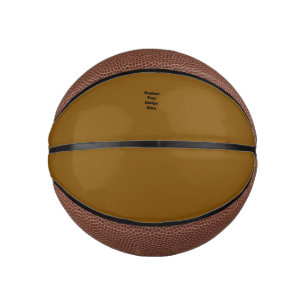 Mini Balón De Baloncesto Crea tu propio marrón