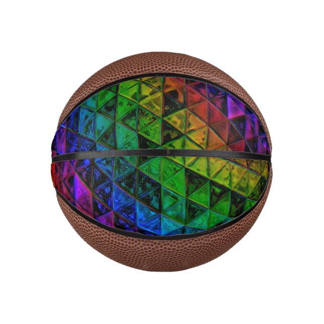 Mini Balón De Baloncesto Cristal de orgullo (Anverso)