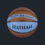 Mini Balón De Baloncesto Custom gift!  Fun Birthday  basketball<br><div class="desc">Unique basketball with personalization!</div>