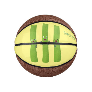 Mini Balón De Baloncesto Cute apio palitos trio verduras personalizados