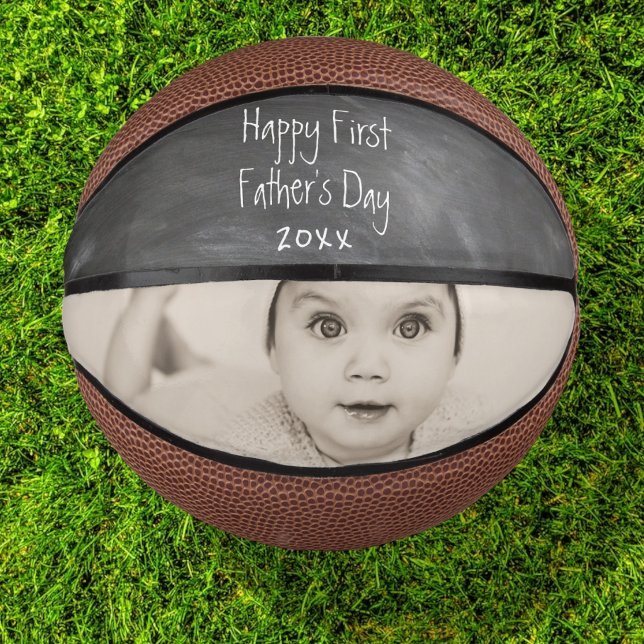 Mini Balón De Baloncesto Día de Feliz Primeros Padres Personalizado (Subido por el creador)