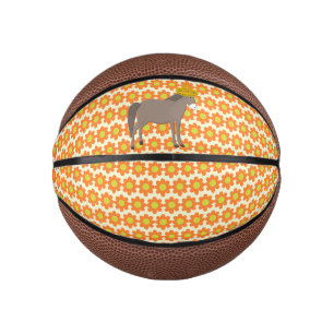 Mini Balón De Baloncesto Día de los muertos en el burro mexicano