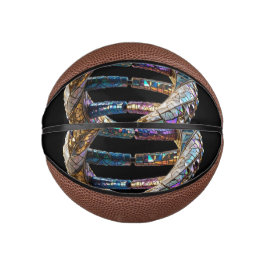 Mini Balón De Baloncesto Diseño científico de lujo con perla iridiscente y 