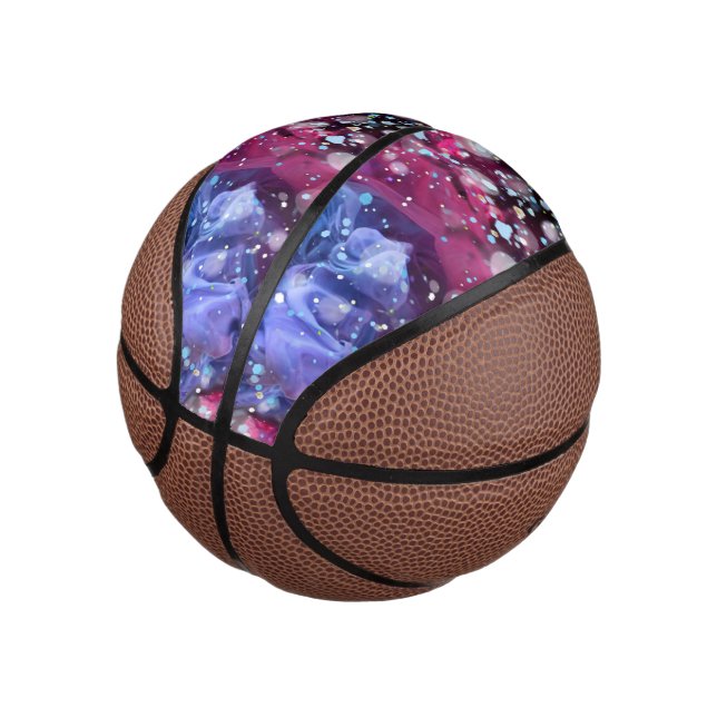 Mini Balón De Baloncesto Divertido, rosa (Angular)