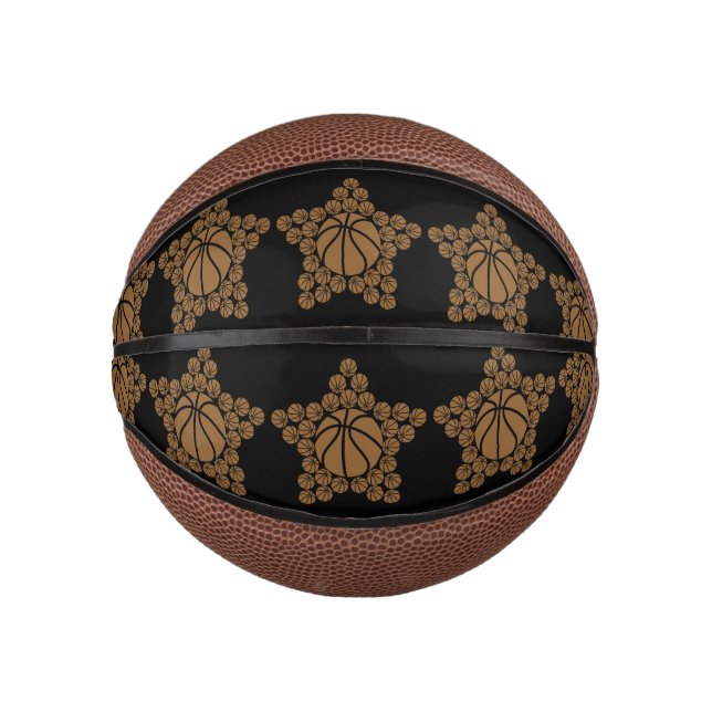 Mini Balón De Baloncesto Estrella de baloncesto (Anverso)