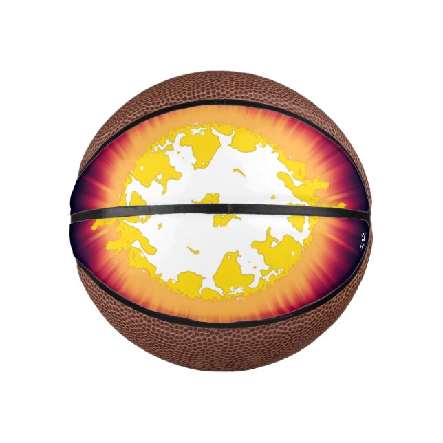 Mini Balón De Baloncesto Estrella quemadora (Anverso)