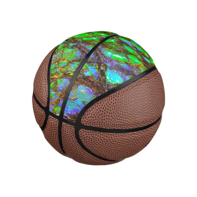 Mini Balón De Baloncesto Faln Peacock Ammolite (Angular)