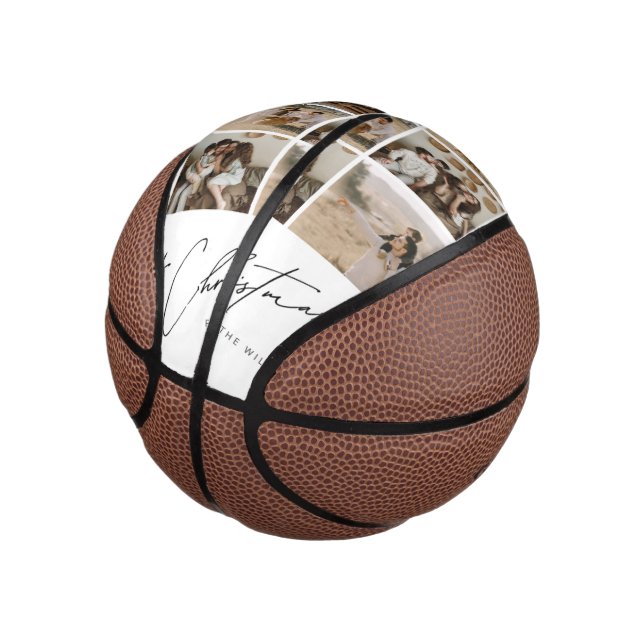 Mini Balón De Baloncesto Feliz Navidad Baloncesto Familiar (Angular)