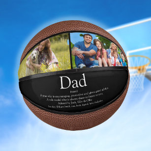 Mini Balón De Baloncesto Fotos de definición de padre de papá de mejor padr