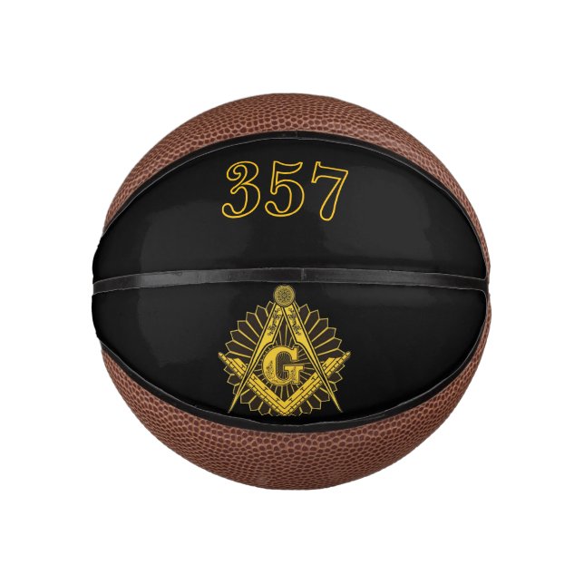 Mini Balón De Baloncesto Freemason (Anverso)