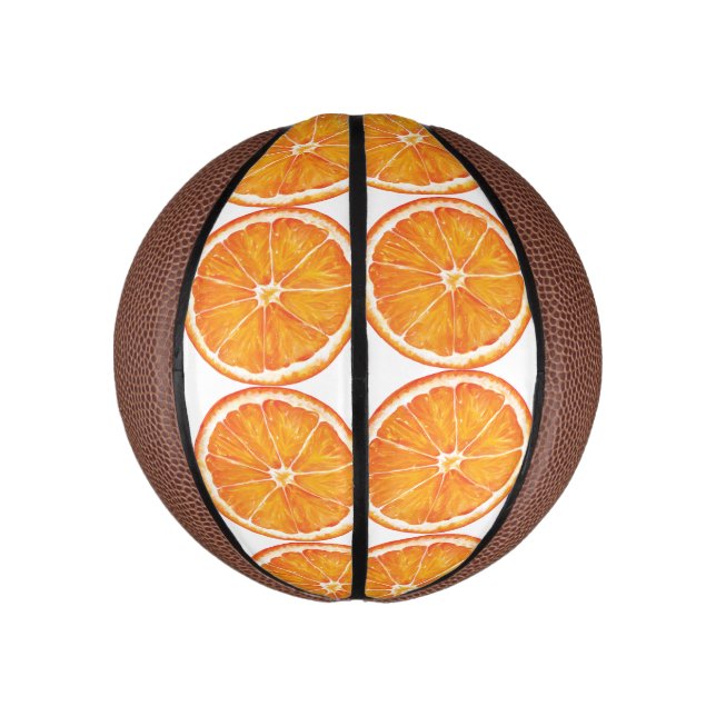 Mini Balón De Baloncesto Fruta naranja (Vertical)