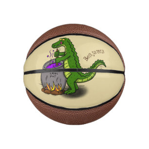 Mini Balón De Baloncesto Fundido personalizado de cocina de caimanes verdes