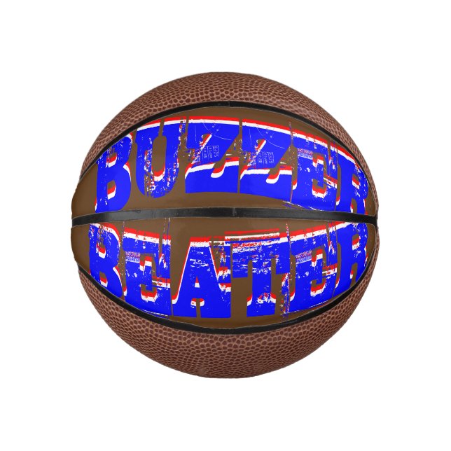 Mini Balón De Baloncesto Funny Buzzer Beater USA Flag Colours Baloncesto (Anverso)