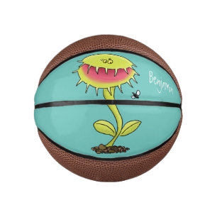 Mini Balón De Baloncesto Funny carnívoro Venus trampa de mosca personalizad