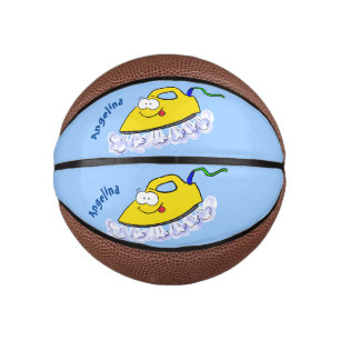 Mini Balón De Baloncesto Funny ilustracion de lavandería de hierro personal