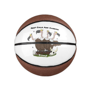 Mini Balón De Baloncesto Funny personalizado de humor de buitres