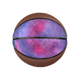 Mini Balón De Baloncesto Galaxia ultravioleta