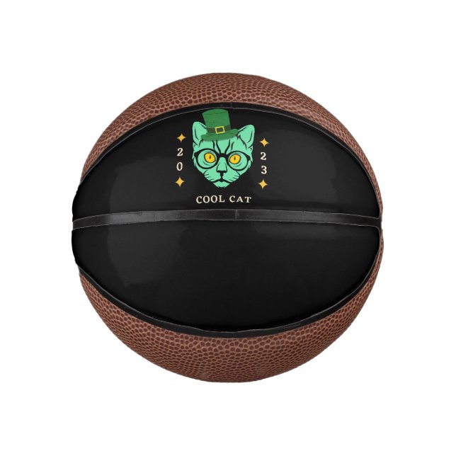 Mini Balón De Baloncesto Gato Guay de baloncesto (Anverso)