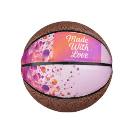 Mini Balón De Baloncesto Hecho con amor Watch