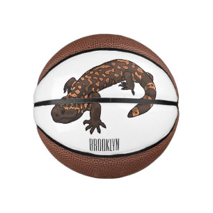 Mini Balón De Baloncesto ilustración de dibujos animados de monstruo de Gil