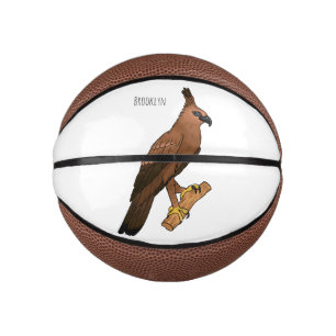 Mini Balón De Baloncesto ilustración de dibujos animados del águila halcón