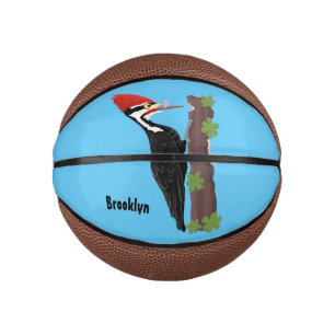 Mini Balón De Baloncesto Ilustración de dibujos animados divertidos del páj