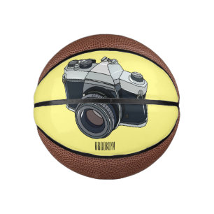 Mini Balón De Baloncesto Ilustracion de personalizado de cámara de cine