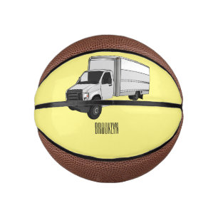 Mini Balón De Baloncesto Ilustracion de personalizado de camiones de cajas
