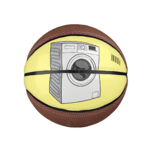Mini Balón De Baloncesto Ilustracion de personalizado de lavadora
