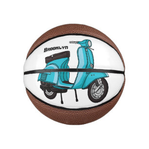 Mini Balón De Baloncesto Ilustracion de personalizado de motocicletas con c