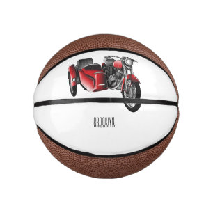 Mini Balón De Baloncesto Ilustracion de personalizado de motocicletas Sidec