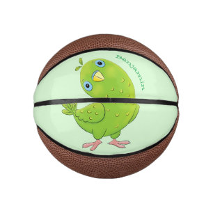 Mini Balón De Baloncesto Ilustracion de personalizado de paracaídas verde l